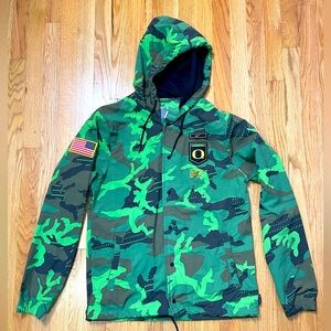 NIKE UNIVERSITY OF OREGON MENS SNAP HOODY